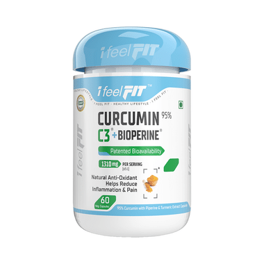 IFeelFIT Curcumin 95% C3 + Bioperine 1310mg Veg Capsule