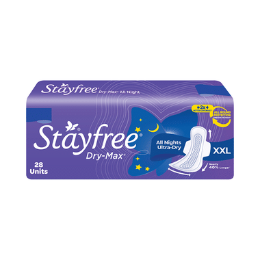 Stayfree Dry-Max All Night Ultra-Dry Pads XXL