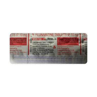 MigraVAS 10mg Tablet