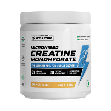 Wellcore Micronised Creatine Monohydrate Powder Tropical Tango
