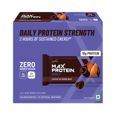 RiteBite Max Protein Daily 10 Gm Protein Bar Choco Almond