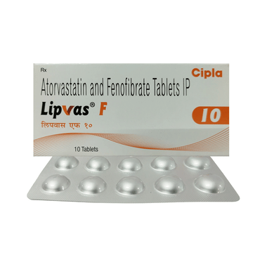 Lipvas F 10mg/160mg Tablet