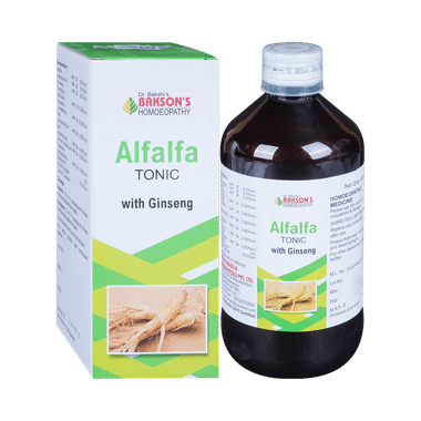 Bakson's Homeopathy Alfalfa Tonic With Ginseng