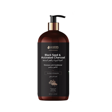 Kaers By Healthcrew Black Seed & Activated Charcoal Shampoo With Conditioner