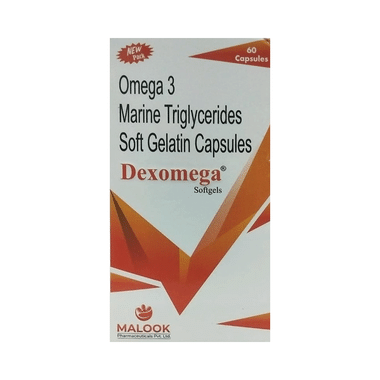 Dexomega Omega 3 Fatty Acids Soft Gelatin Capsule