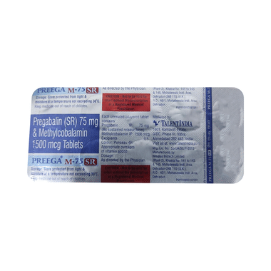 Preega M 75 SR Tablet