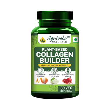 Agniveda Naturals Plant-Based Collagen Natural Biotin Capsule