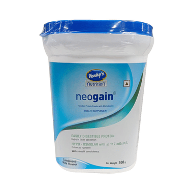 Neogain Digestible Powder For Management Of Malabsorption | Gluten-Free | Flavour Condensed Milk