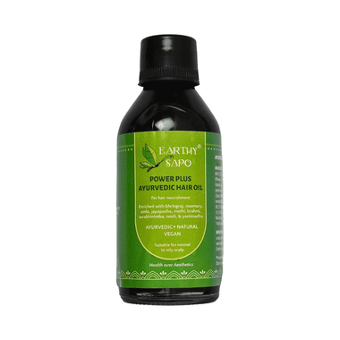 Earthy Sapo Power Plus Ayurvedic Hair Oil