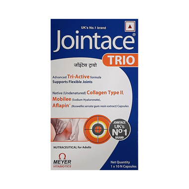 Jointace Trio Capsule | For Pain Relief | Supports Flexible Joints | Bone, Joint & Muscle Care