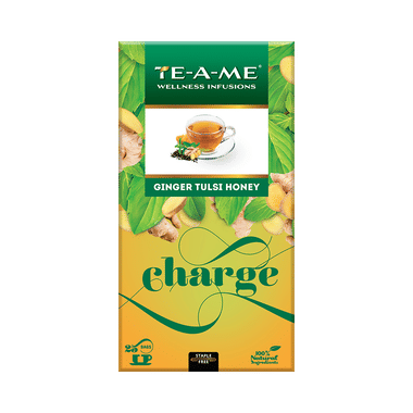 TE-A-ME  Charge Ginger Tulsi Honey