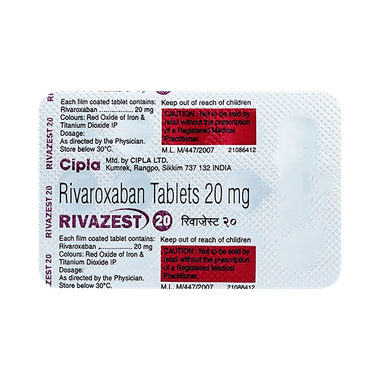 Rivazest 20mg Tablet