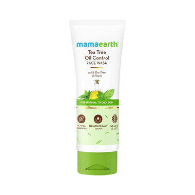 Mamaearth Tea Tree Face Wash for Healthy Skin | Paraben & SLS-Free | Face Care Product for All Skin Types