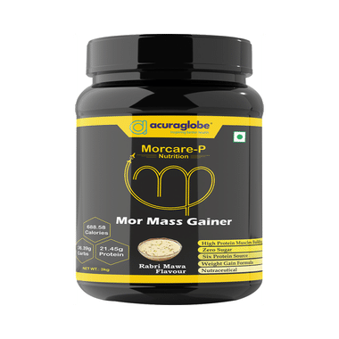 Acuraglobe Morcare-P Mor Mass Gainer Powder Rabri Mawa