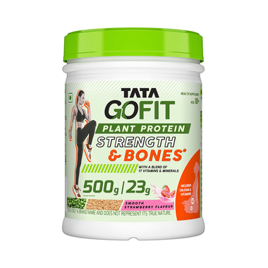 Tata Smooth Strawberry Gofit Plant Protein Powder