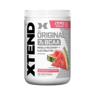Scivation Xtend BCAA Powder with Electrolytes| For Muscle Growth & Recovery | Flavour Watermelon