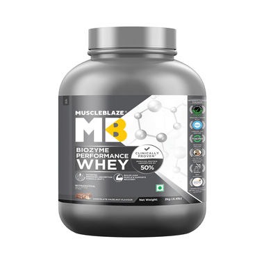 MuscleBlaze MuscleBlaze Biozyme Performance Whey Protein | For Muscle Gain | Improves Protein Absorption | Nutrition Care