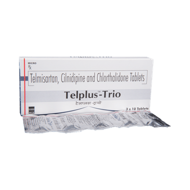 Telplus-Trio 40mg/10mg/12.5mg Tablet