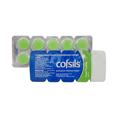 Cofsils For Quick Relief From Sore Throat Tulsi Pudina