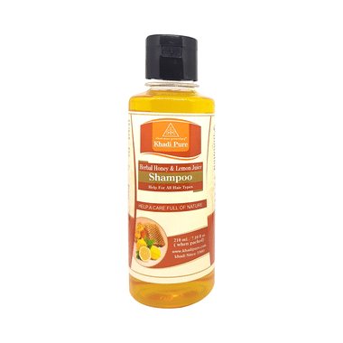 Khadi Pure Herbal Honey & Lemon Juice Shampoo