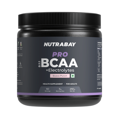 Nutrabay Pro 8:1:1 BCAA + Electrolytes Guava Punch
