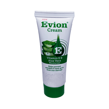 Evion Cream With Aloe Vera & Vitamin E (1%) | For Skin Health