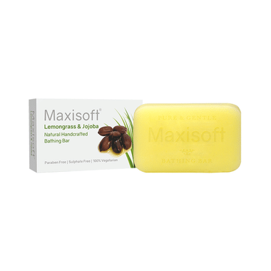 Maxisoft Lemongrass & Jojoba Bathing Bar (75gm Each)