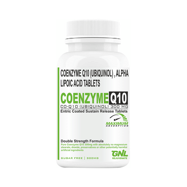 Goa Nutritions Coenzyme Q10 Enteric Coated Sustained Release Tablet Sugar Free