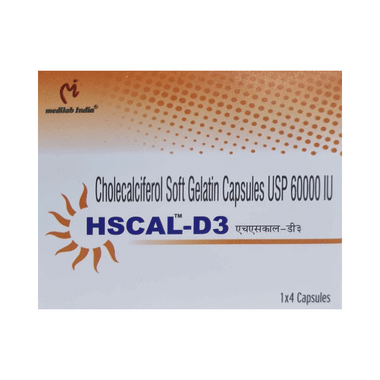 HsCal-D3 Soft Gelatin Capsule