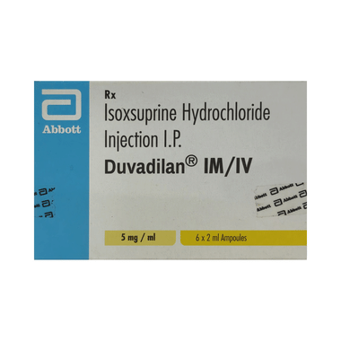 Duvadilan IM/IV 5mg Injection (2ml Each) Injection