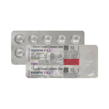 Bisofig T 2.5mg/40mg Tablet