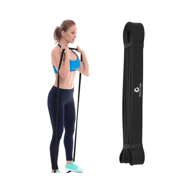 Healthtrek Power Resistance Band Medium Black