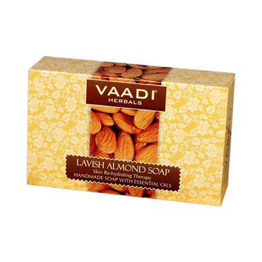 Vaadi Herbals Super Value Pack Of 6 Lavish Almond Soap (75gm Each)