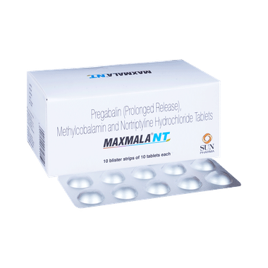 Maxmala NT 75mg/10mg/1500mcg Tablet