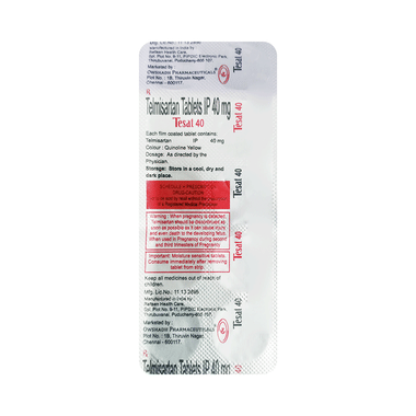 Tesat 40mg Tablet
