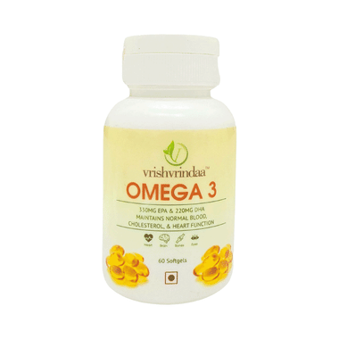 Vrishvrindaa Care Omega 3 Softgels