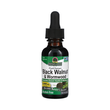 Nature's Answer Black Walnut & Wormwood 2000mg Fluid Extract Alcohol Free