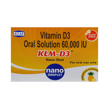 KLM-D3 Nano Shots Pineapple Sugar Free