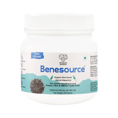 Metabolic Nutrition Benesource Organic Chia Seeds