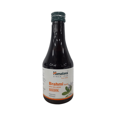 Himalaya Wellness Himalaya Brahmi Syrup | Mind Wellness | BACOPA | Improve Alertness Syrup