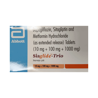 Siaglide-Trio 10mg/1000mg/100mg Tablet ER