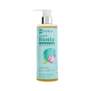 HK Vitals by HealthKart Natural Biotin Shampoo, Strengthens & Softens Hair, Reduces Hair Loss & Restores Shine, All Hair Types