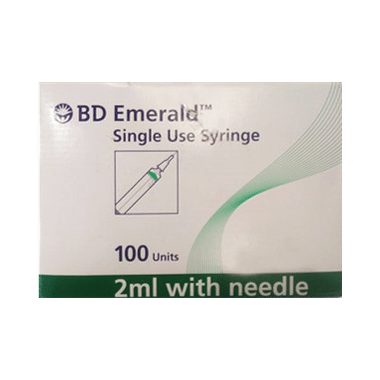 BD Emerald 2ml Syringe With 26G Needle