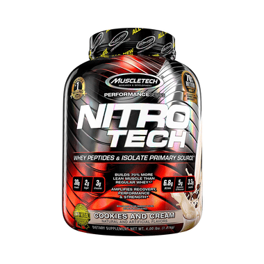 Muscletech Performance Series Nitro Tech Whey Isolate Cookies & Cream