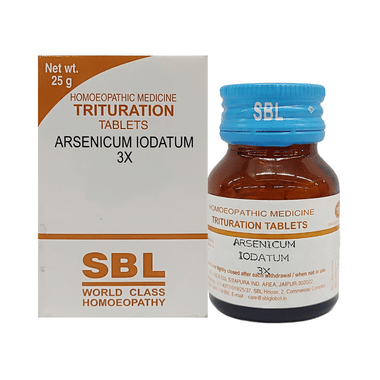 SBL Arsenic Iodatum Trituration Tablet 3X