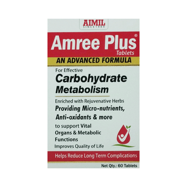 Aimil Amree Plus Capsule | Regulates Carbohydrate Metabolism & Reduces Fatigue