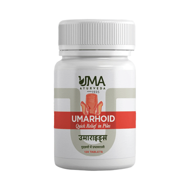 Uma Ayurveda Umarhoid Ayurvedic Tablets For Piles | Digestive Health