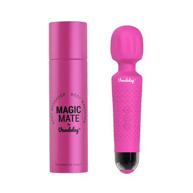 Vandelay Magic Mate Body Massager Cherry Pink