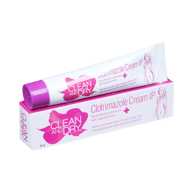Clean And Dry Intimate Clotrimazole Cream