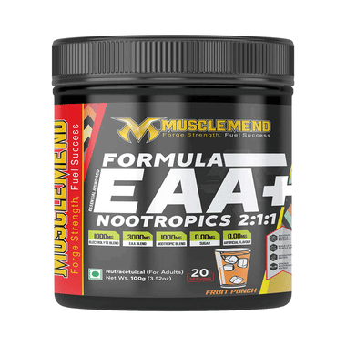 Musclemend Formula Eaa+Nootropics 2:2:1 Powder Fruit Punch